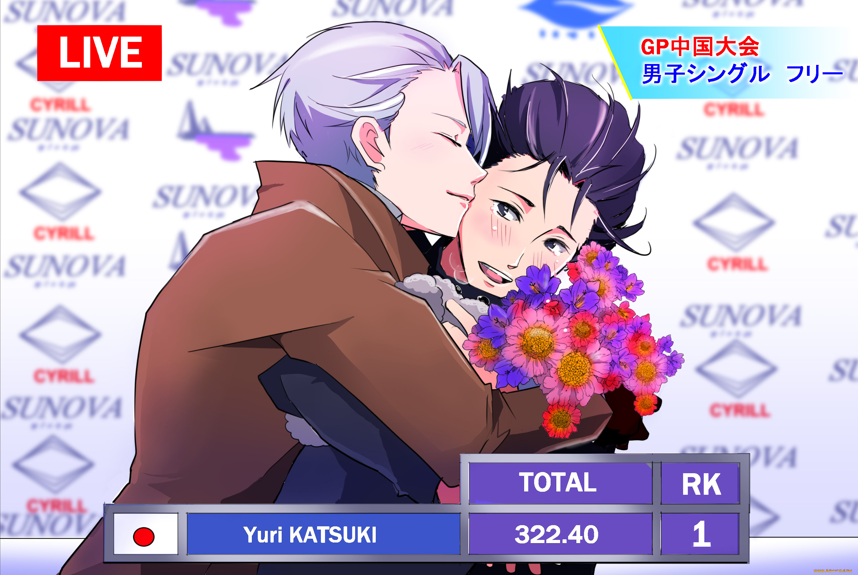 , yuri on ice, katsuki, yuuri, victor, nikiforov